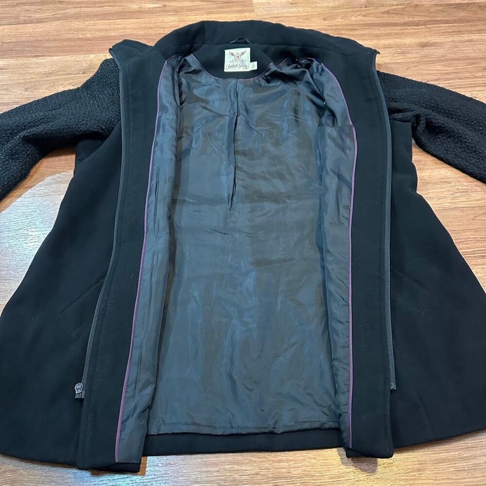 Faded Glory Full Zip Jacket Black | Women Size XL 16-18 - Picture 5 of 16